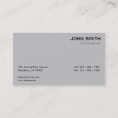 IT-consultant - Visitekaartjes (Achterkant)