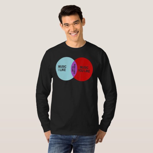 IT Crowd Music I Like T-shirt (Voorkant volledig)