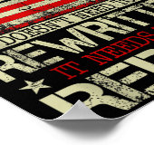 It Doesn't Need To Be Rewritten It Needs To Be Rer Poster (Hoek)