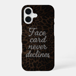 It-Girl Luipaard Esthetiek iPhone 16 Hoesje