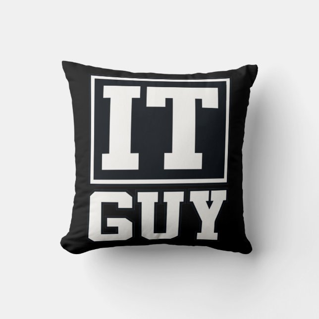 IT Guy Computer Tech Software Programmer Geek Kussen (Voorkant)