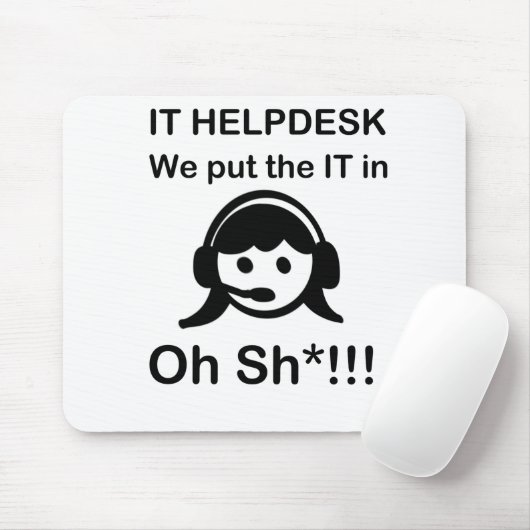 IT-helpdesk Muismat (Met muis)