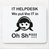 IT-helpdesk Muismat (Voorkant)