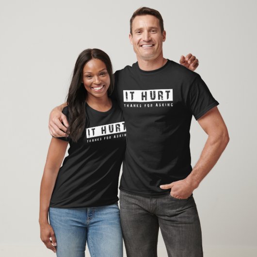 IT HURT - ACL Beenletsel gebroken Ankle T-Shirt (Unisex)