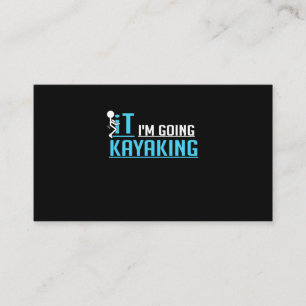 IT Ik ga Kayaking Visitekaartje