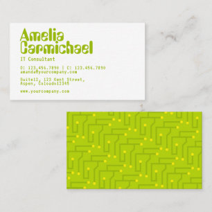 IT Informatietechnologie Consultant Visitekaartje