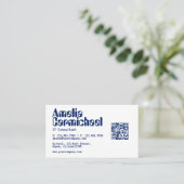 IT Informatietechnologie Consultant Visitekaartje (Staand voorkant)