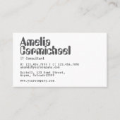 IT Informatietechnologie Consultant Visitekaartje (Voorkant)