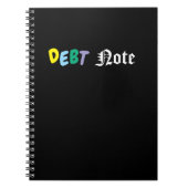 It is Debt Note. Not Death Note Notitieboek (Voorkant)