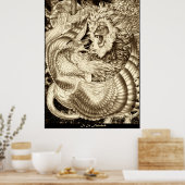 IT IS FINISHED - Lion Of Judah Vs. Winged Serpent Poster (Keuken)