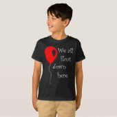 IT is Halloween Costume Red Balloon You'll Float T T-shirt (Voorkant volledig)