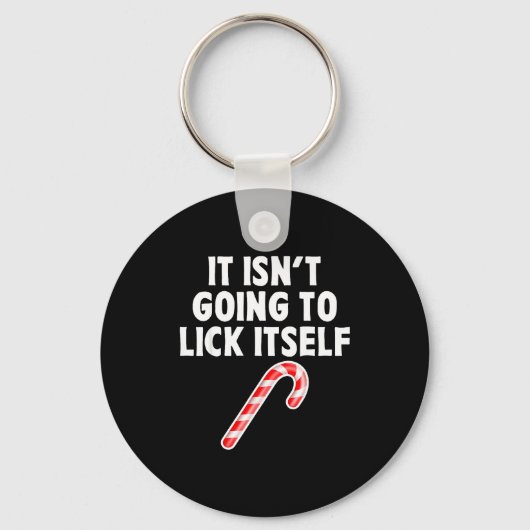 It Isnt Going To Itself Candy Cane Christmas Coupl Sleutelhanger (Voorkant)