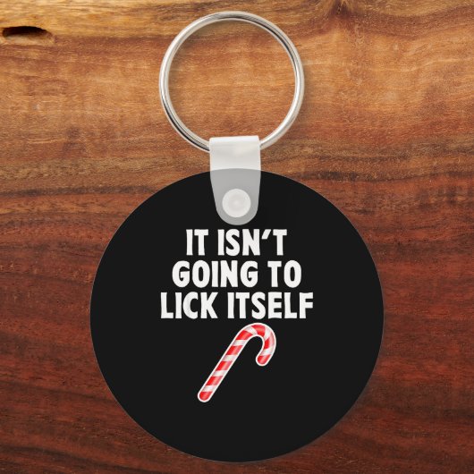 It Isnt Going To Itself Candy Cane Christmas Coupl Sleutelhanger (Voorkant)