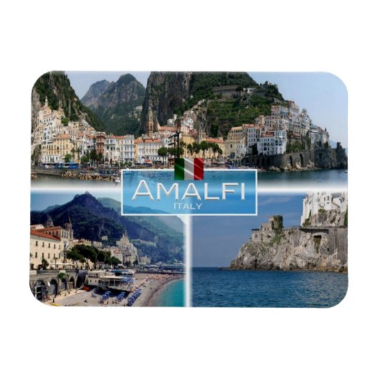IT Italië - Amalfi - Magneet (Horizontaal)