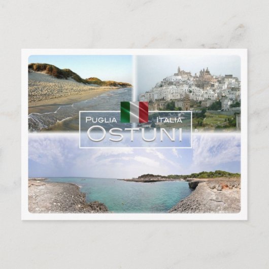IT Italië - Apulië - Apulië - Ostuni - Briefkaart (Voorkant)