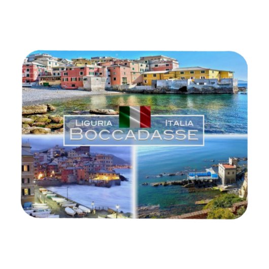 IT Italië - Boccadasse - Magneet (Horizontaal)