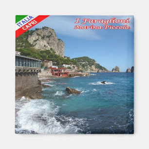 IT - Italië-Capri-Marina Piccola en de Faraglioni Magneet