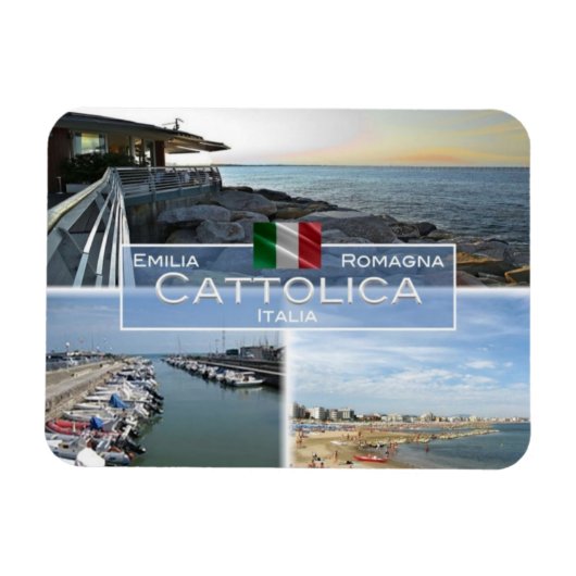 IT Italië - Cattolica - Magneet (Horizontaal)