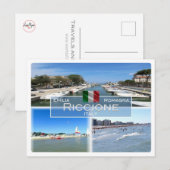 IT Italië - Emilia Romagna - Riccione - Briefkaart (Voorkant / Achterkant)