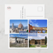 IT Italië - Italië - Florence - Briefkaart (Voorkant / Achterkant)