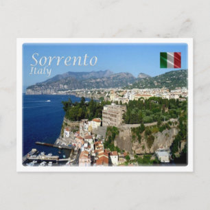 IT Italië - kust van Sorrento Amalfi - Briefkaart