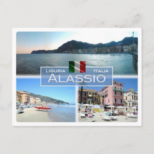 IT Italië - Ligurië - Alassio - Briefkaart (Voorkant)