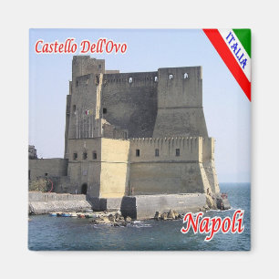 IT - Italië - Napels - Castle dell'Ovo Magneet