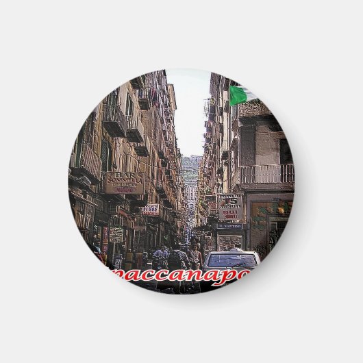 IT - Italië - Napels - Spaccanapoli Magneet (Voorkant)