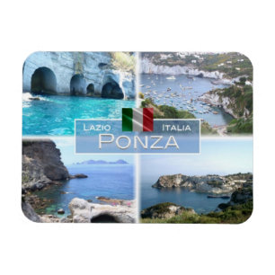 IT Italië - Ponza - Punta del Papa - Cala Fonte - Magneet