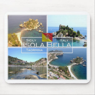 IT Italië - Sicilië - Taormina - Isola Bella - Muismat