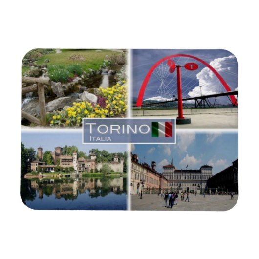 IT Italië - Torino Turijn - Magneet (Horizontaal)