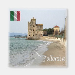 IT Italië # Toscane - Follonica - Beach Magneet