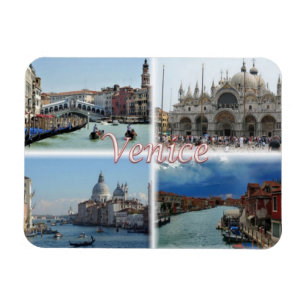 IT Italië - Venetië - Kanaal Gran - Basilica - Magneet