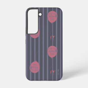 IT - Je zweeft naar ballon gestreept patroon Samsung Galaxy Hoesje