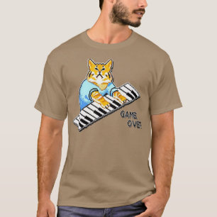 IT-kroewdalen naar een pianolat ontwerp beschikbaa T-shirt