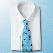 IT-man Azurblauwe Klassieke Printplaat