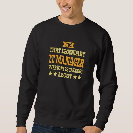 IT Manager-functie Werknemer Trui (Voorkant)