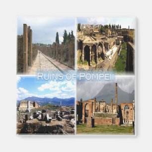 IT Napels - Pompeii - Ruins of Pompei - Hafen - Magneet