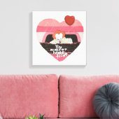 IT | Pennywise - Je maakt mijn hartvloer Canvas Afdruk (Insitu (Woonkamer))