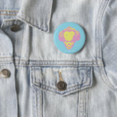 IT | Pennywise Pastel Head Pattern Ronde Button 5,7 Cm (In situ)