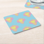 IT | Pennywise Pastel Head Pattern Vierkante Kartonnen Onderzetter (Schuin)