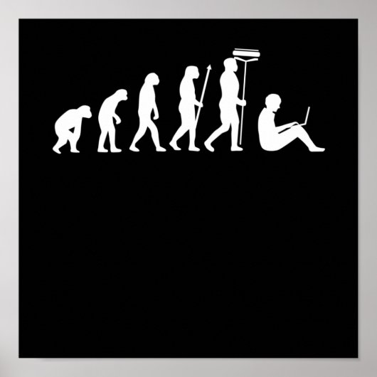 IT-programmeur voor de evolutie van de technische  Poster (Voorkant)