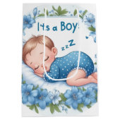 It’s a Boy Baby Shower Medium Cadeauzakje (Achterkant)