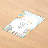 It’s a Boy Cute Baby Shower Invitation Card (Poser)