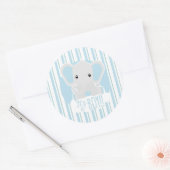 It´s a boy! ronde sticker (Envelop)