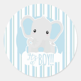 It´s a boy! ronde sticker