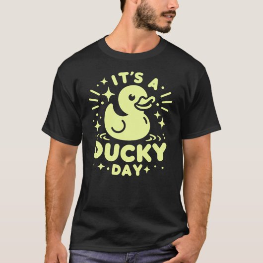 It’s a Ducky Day Rubber Duck T-shirt (Voorkant)