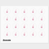 It’s a Girl Cherry Baby Shower Sticker (Feuille)