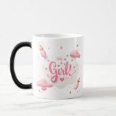 "It’s a Girl!" Magic Reveal Mug – Pastel Pink (Gauche)