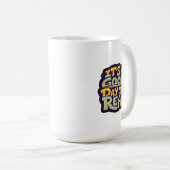 It’s a good day to read psychedelic typography  koffiemok (Voorkant rechts)